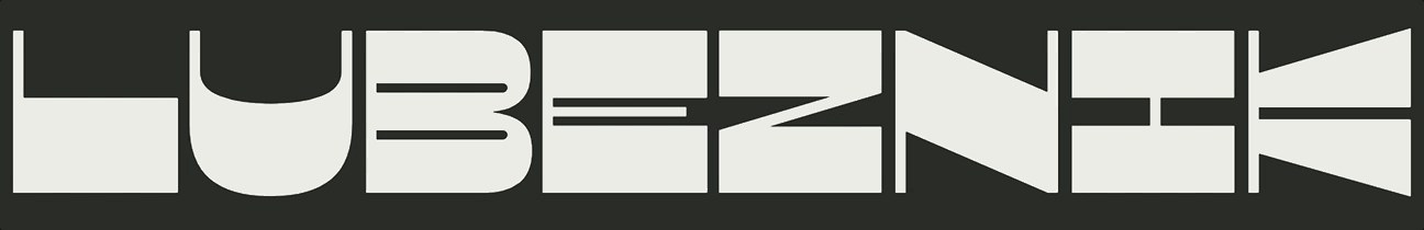 Lubeznik logotype animated thick to thin