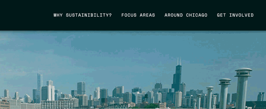 Animation of navigation rollover